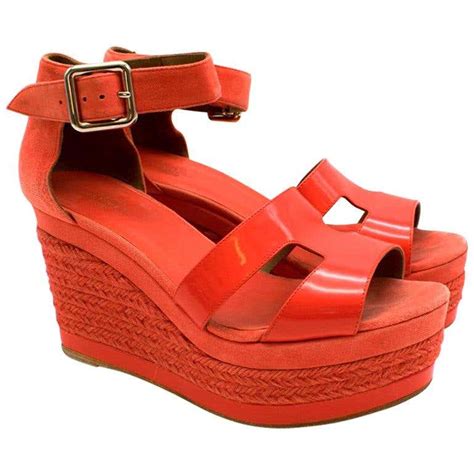 wedge hermes sandals